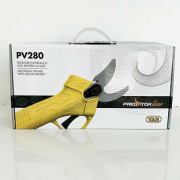 VOLPI – Forbici Potatura Elettriche a Batteria – Lame in acciaio – 2 Batterie PV280