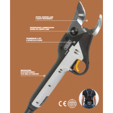 VOLPI Kamikaze – Forbici elettriche da potatura KV700