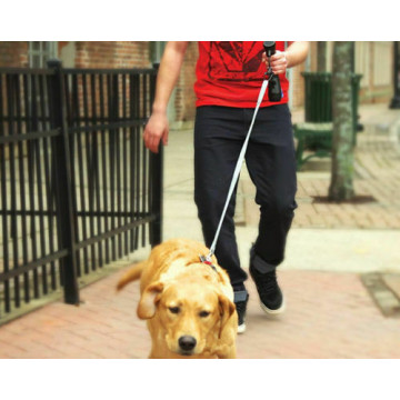 Guinzaglio con porta sacchetti Rosa – Ergonomico Manico Impugnatura Morbida – Gismo